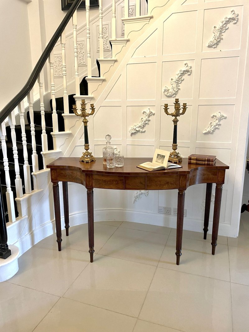 Quality Pair of Antique Regency Ornate Ormolu Four Arm Candelabra - Image 11